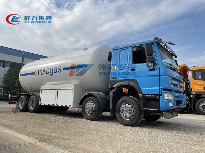 Sinotruk HOWO 6X4 34cbm 17.5mt Cylinder Autos Gas Filling Trucks LPG Dispenser Truck